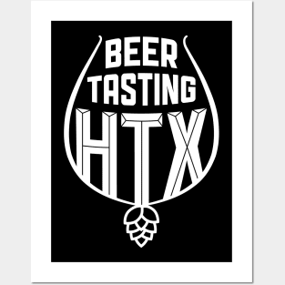 Beer Tasting HTX logo Posters and Art